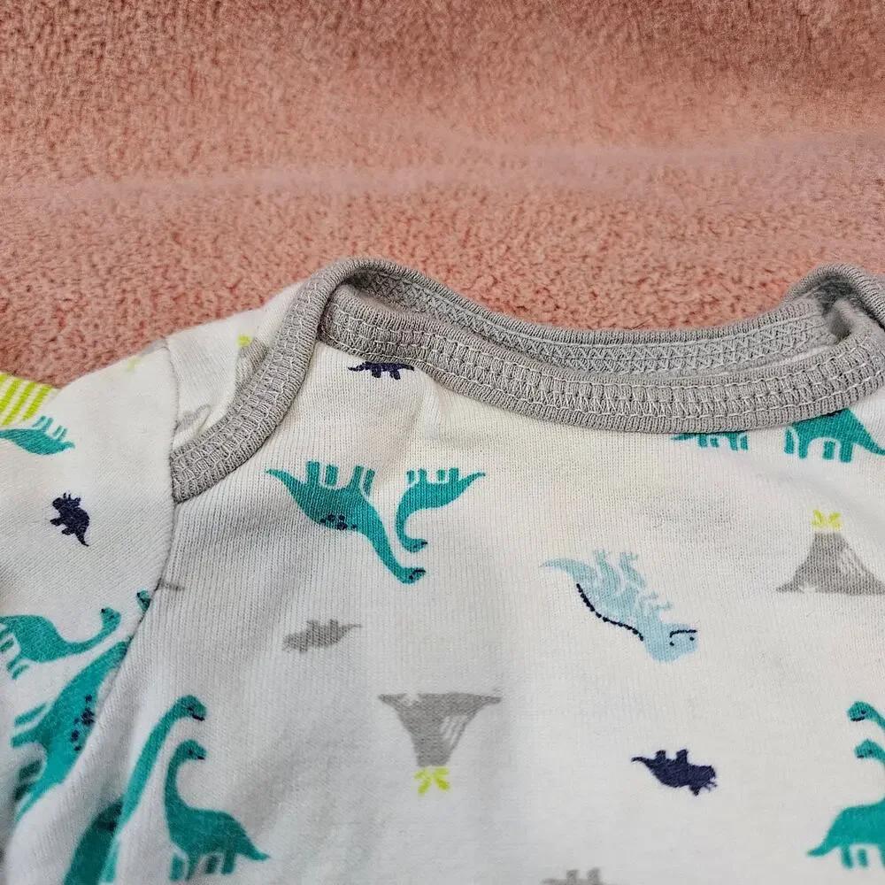 Simple Joys by Carter's Baby Boys 6 Short-Sleeve Bodysuit Lot Size 0-3 Mon
